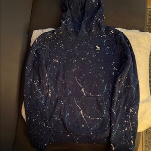 Abercrombie Kids Blue Speckled Hoodie